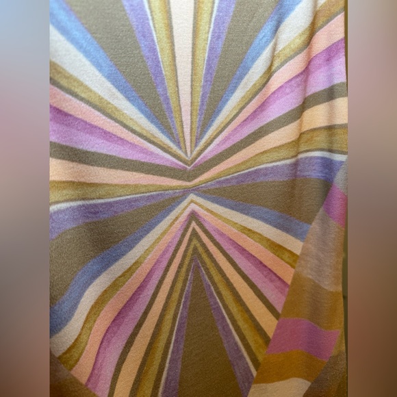 Mara Hoffman Pastel Geometric Printed Midi Dress Small - Picture 2 of 4